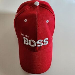 I'm the BOSS Red Cap